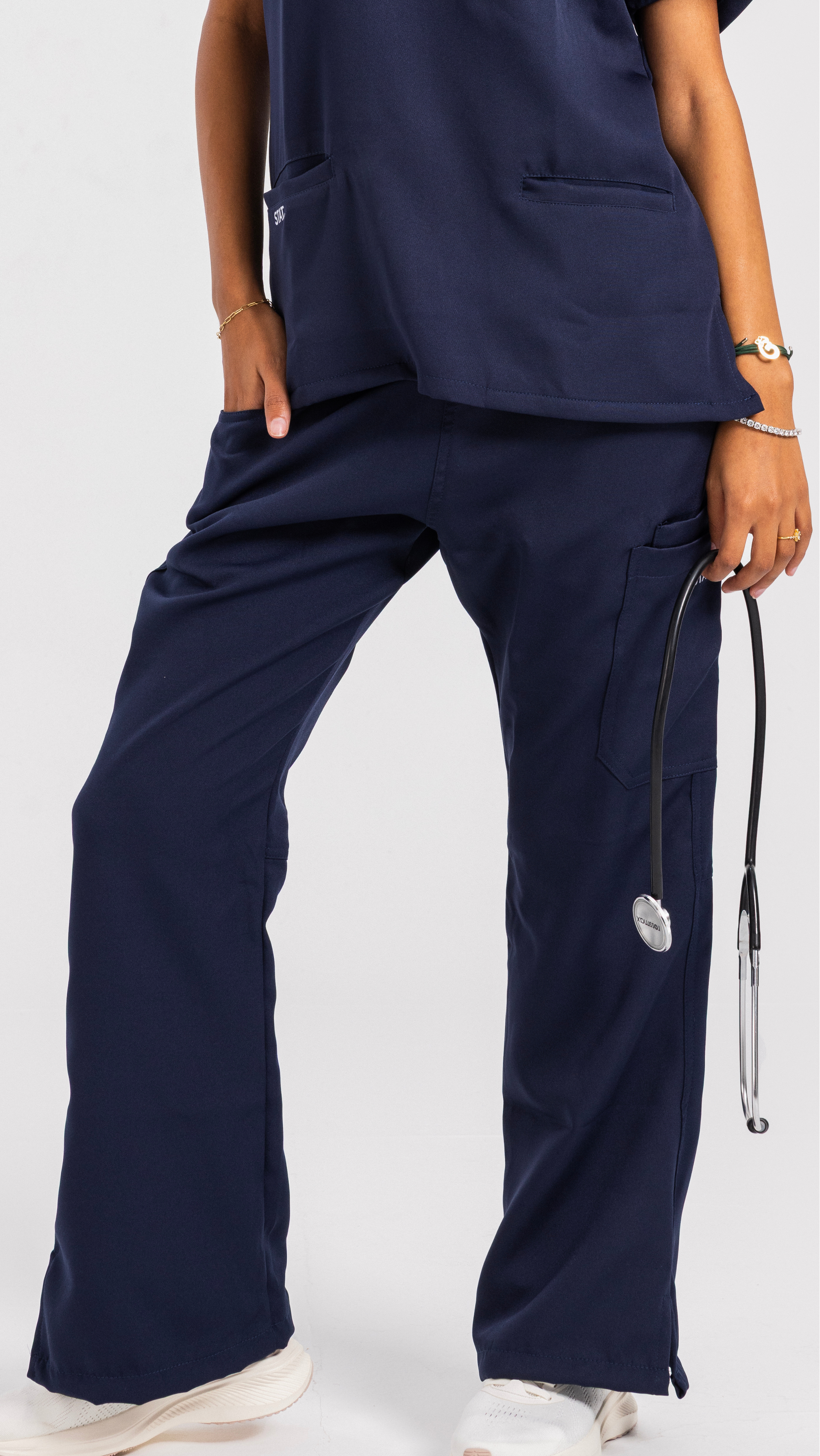 Midnight Blue Flared Pants