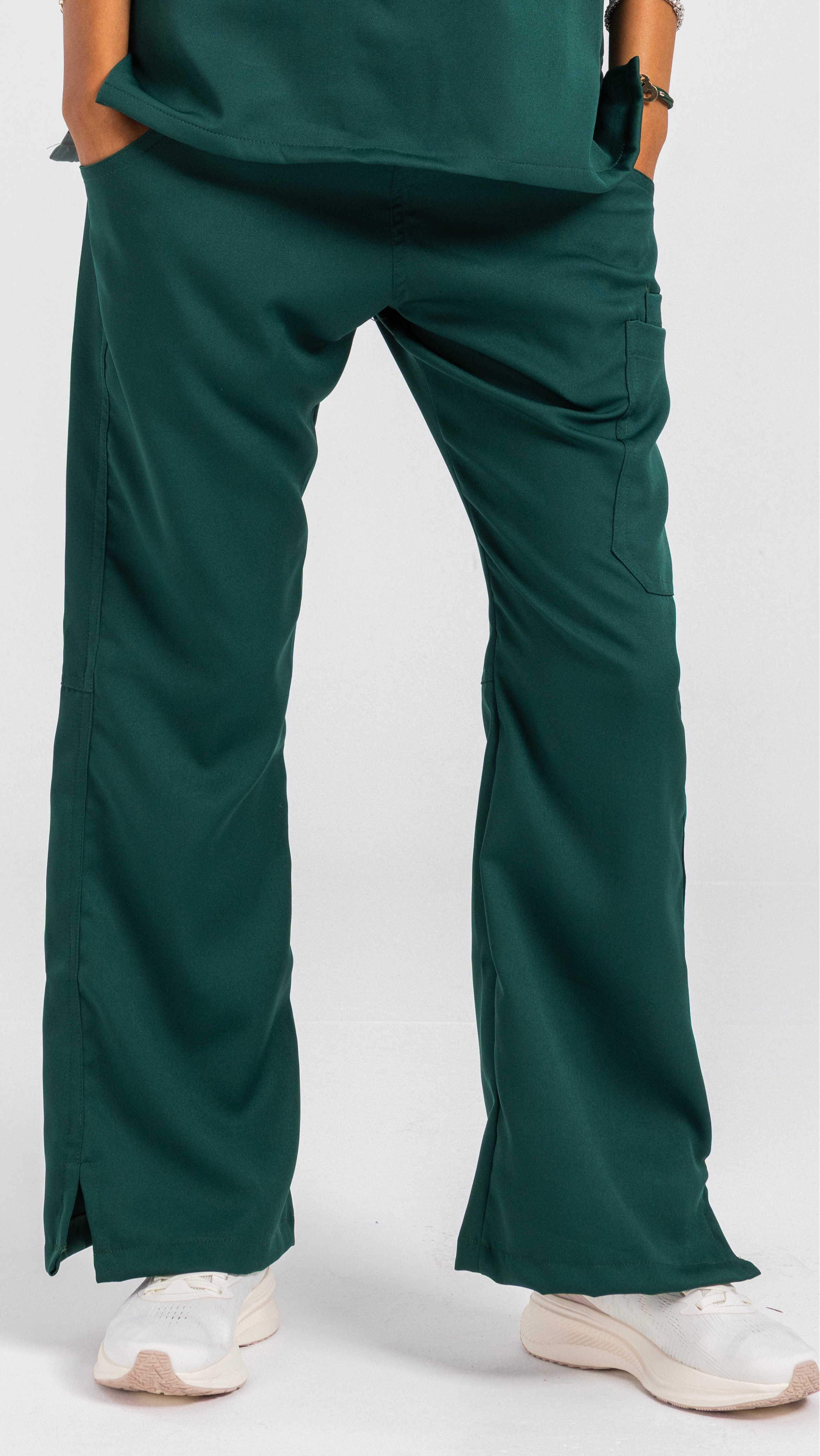 Emerald Green Flared Pants